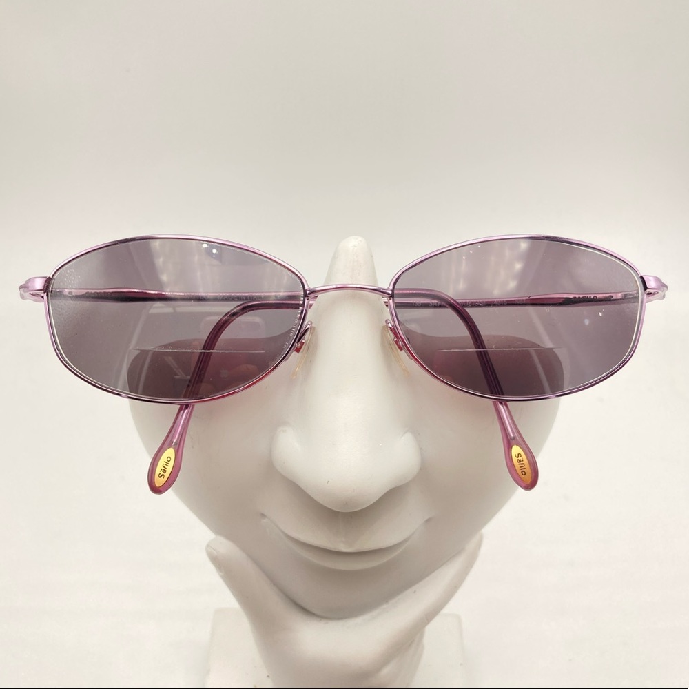 Safilo Purple Oval Sunglasses Frames